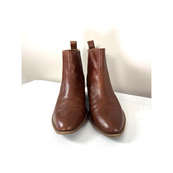 Crown Vintage Tawny Brown Tan Ankle Boots Women’s 9M Boho Western Cowgirl Staple - Picture 5 of 16